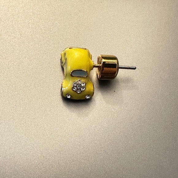 KATE SPADE * Off We Go Car Yellow Taxi earrings - Picture 6 of 6